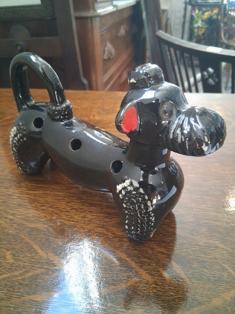Vintage Black Poodle/Shnauzer