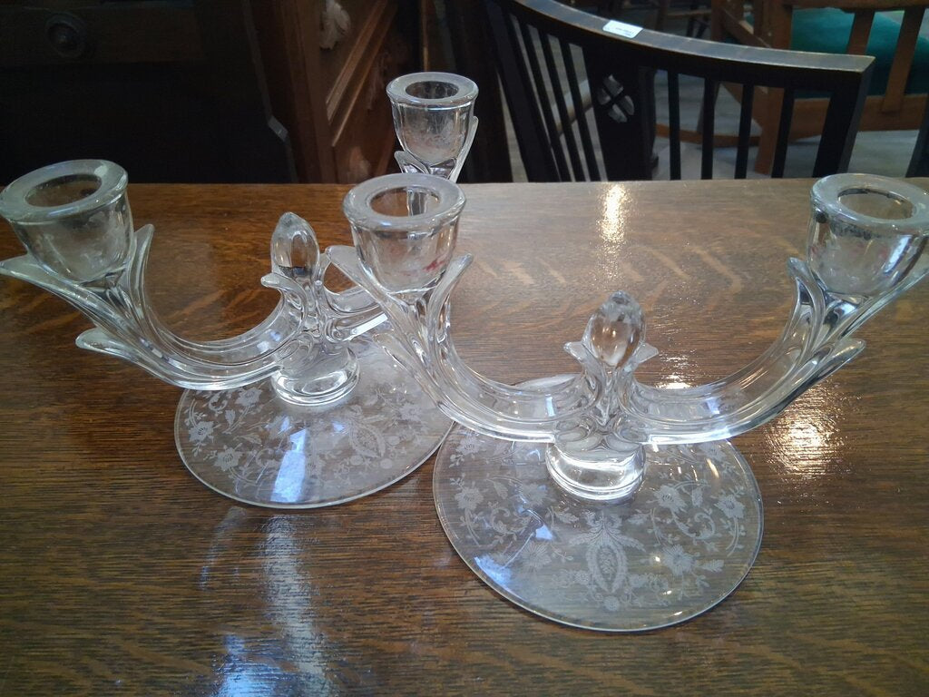 Westmoreland Candle Holders (Pair)