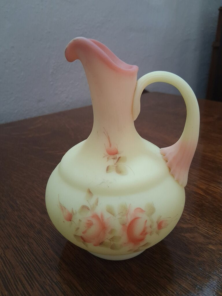 Burmese Glass Pitcher