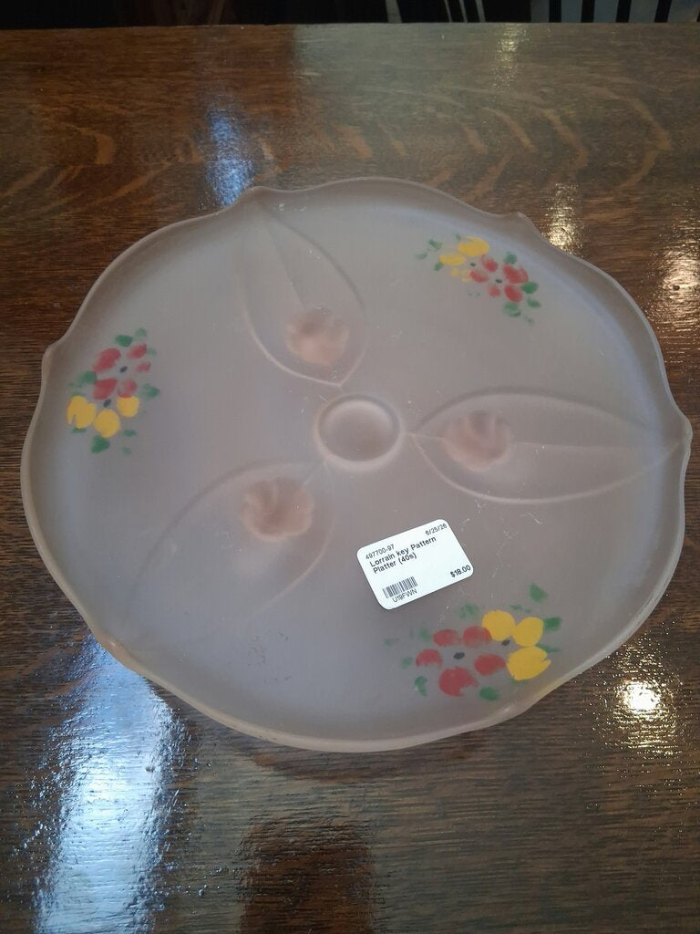 Lorrain key Pattern Platter (40s)