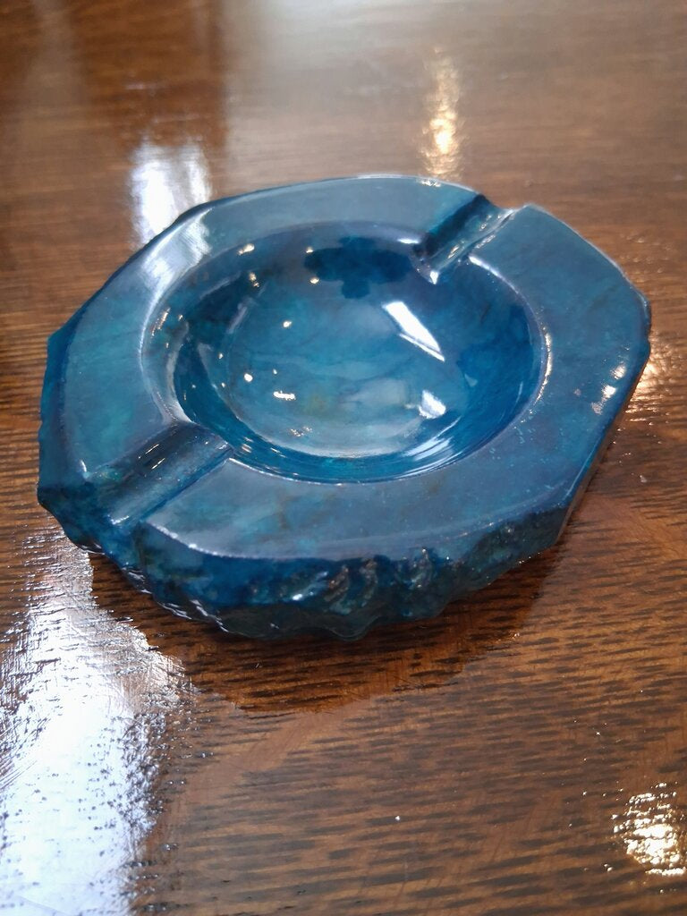 Blue Italian Alabaster Ashtray