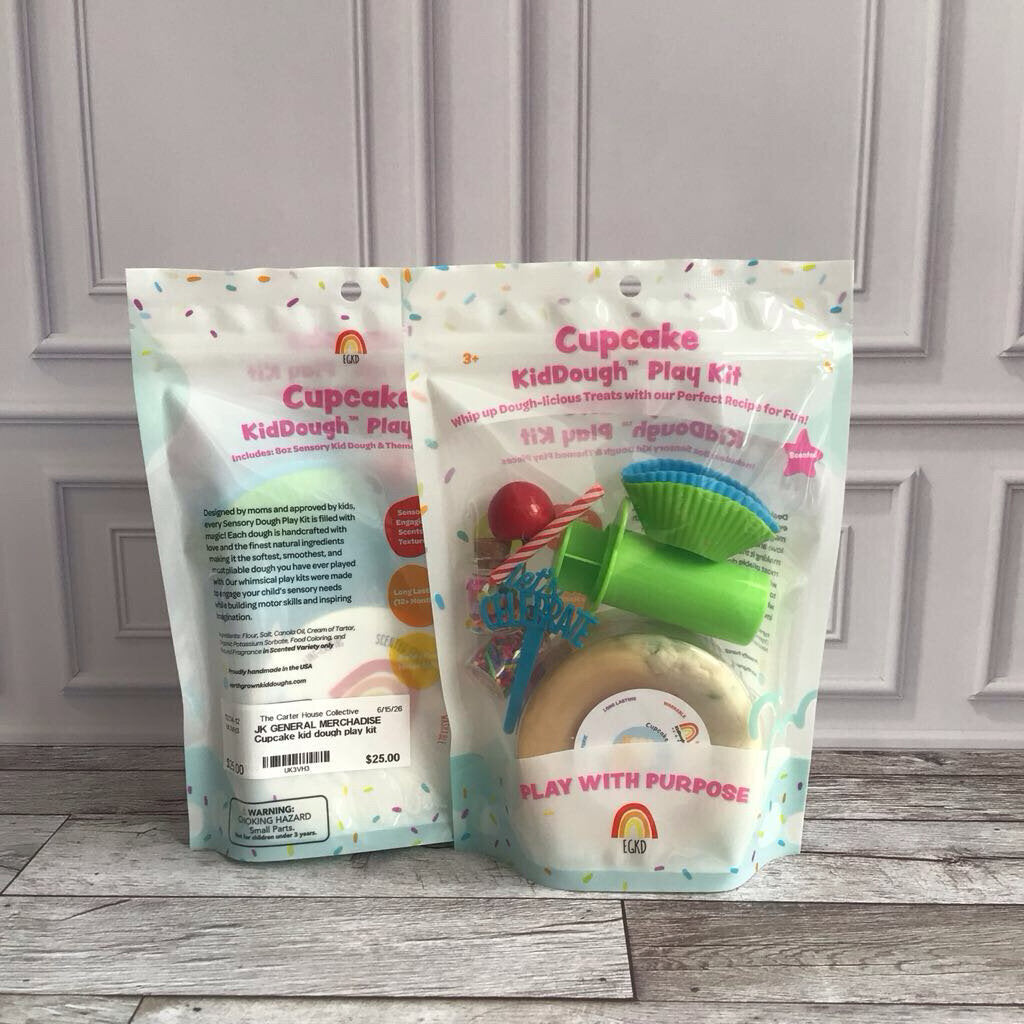Cupcake kid dough play kit
