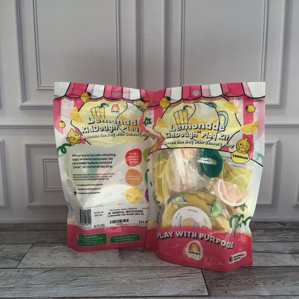 Lemonade kid dough play kit