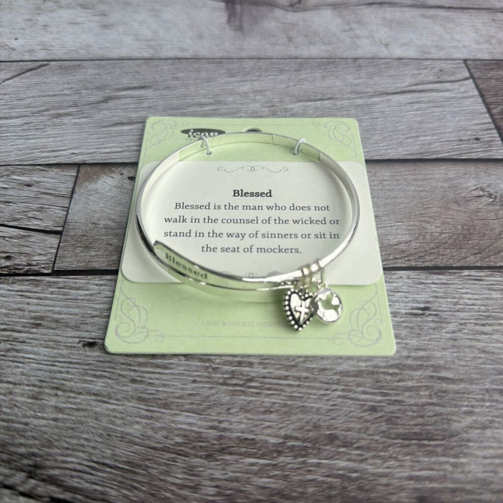Blessed charm bangle