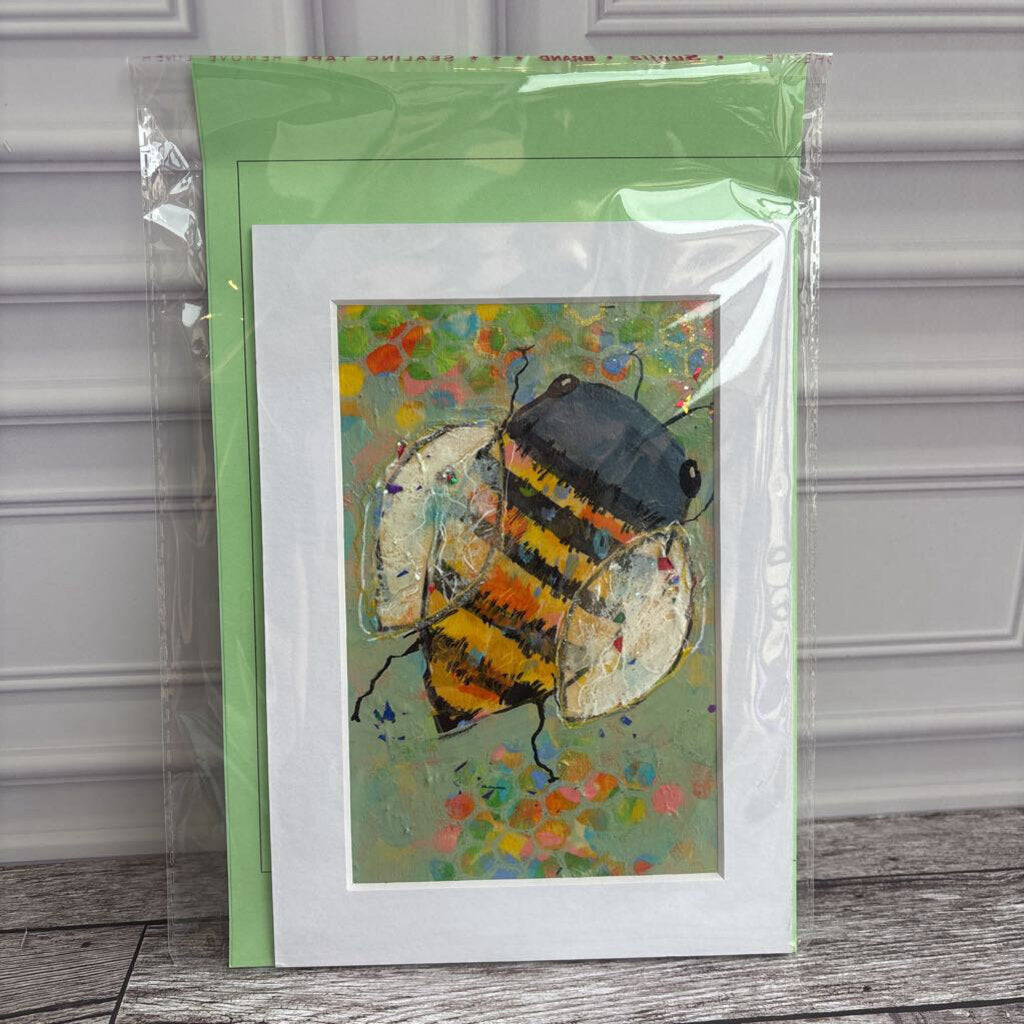 Bee Printed - Basswood Frame