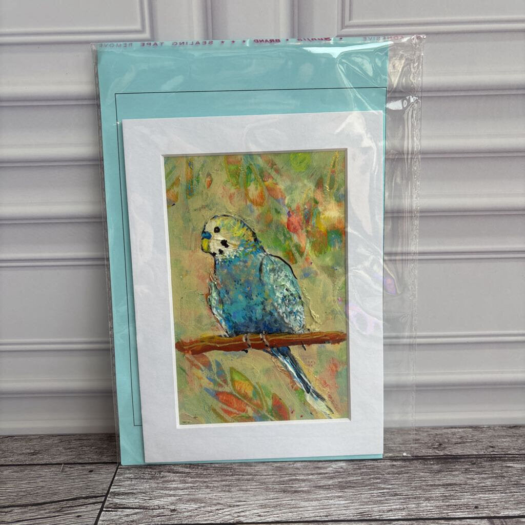 Bird Printed - Basswood Frame