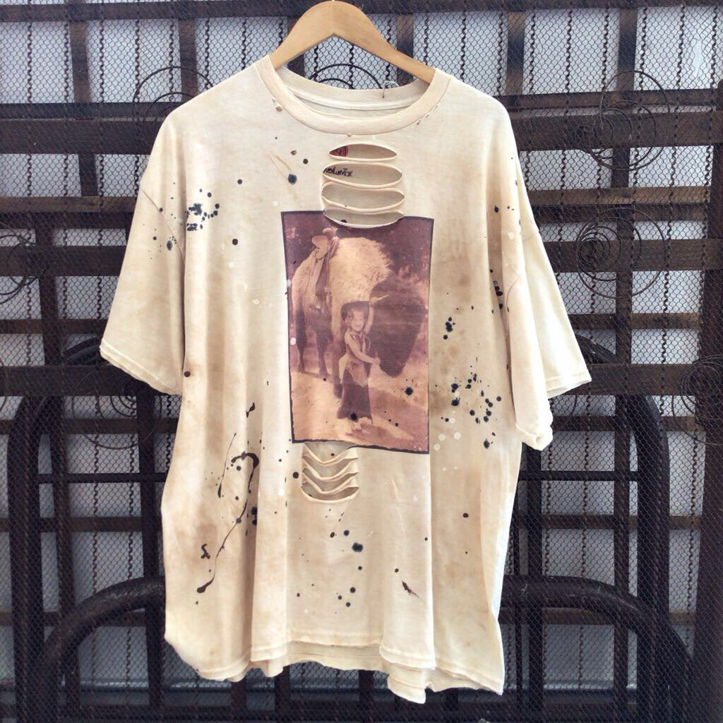 Cream buffalo tee