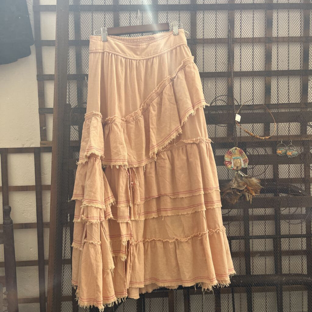 Pink Jean skirt