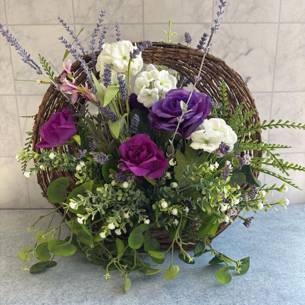 purple basket
