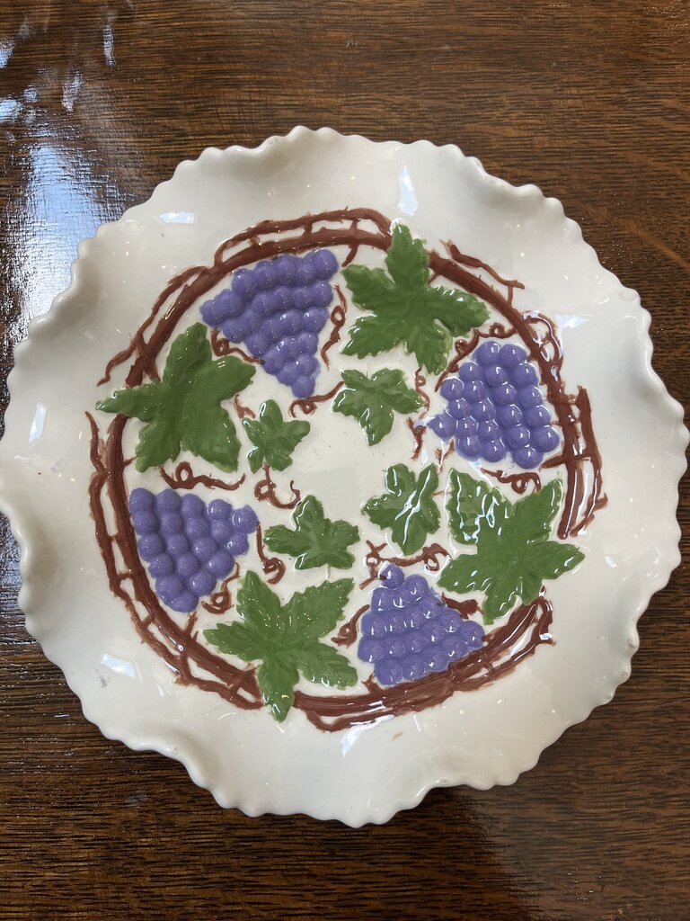 Ruffled Grape bowl