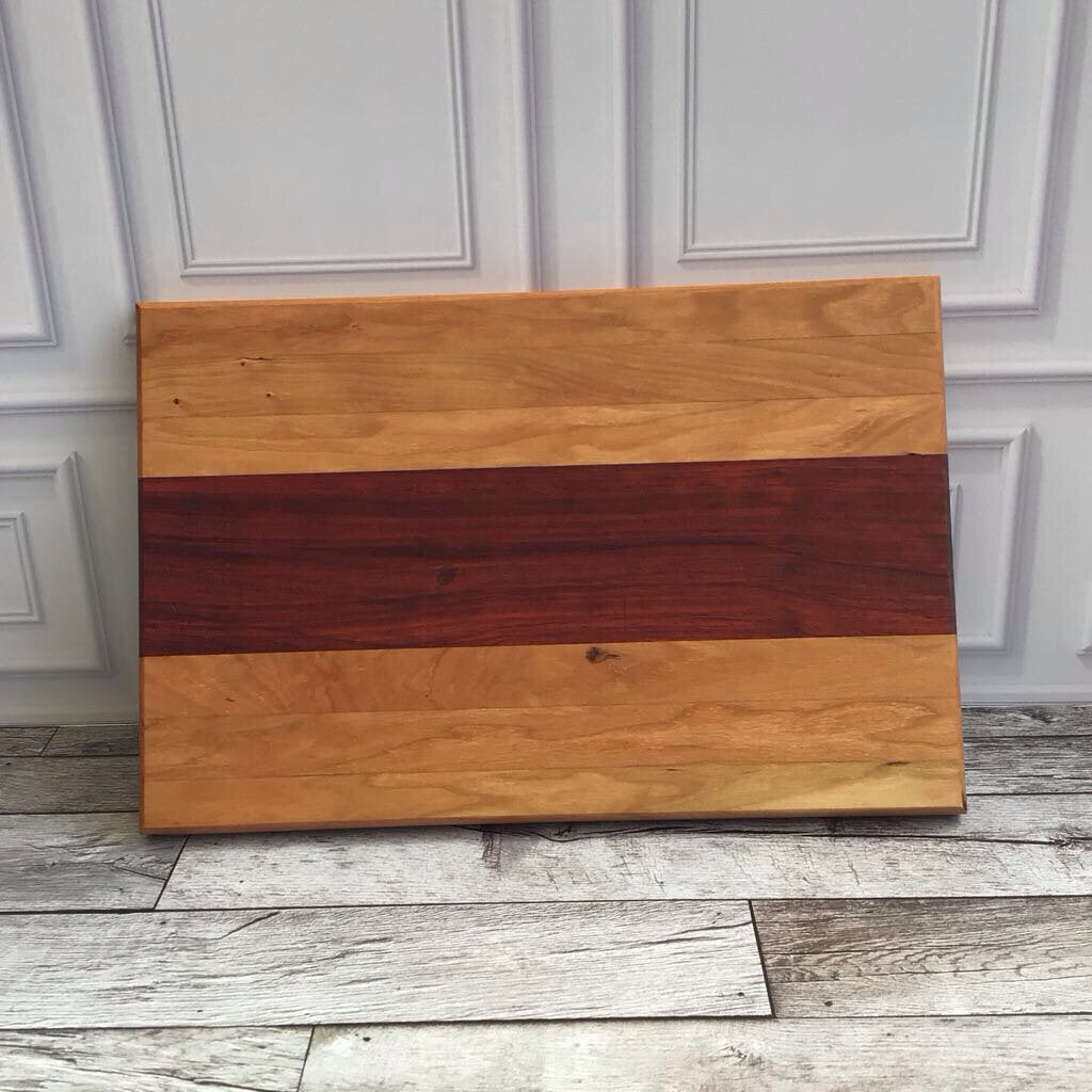 Cherry/Padauk Heart Cutting Board