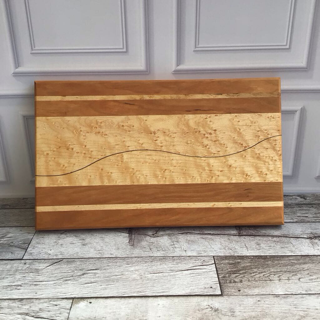 Cherry/Maple/Walnut Cutting Board