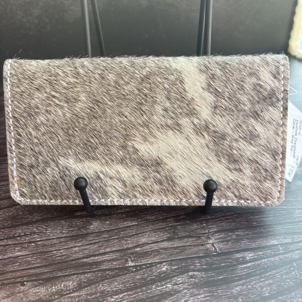 Handtooled Checkbook Cover