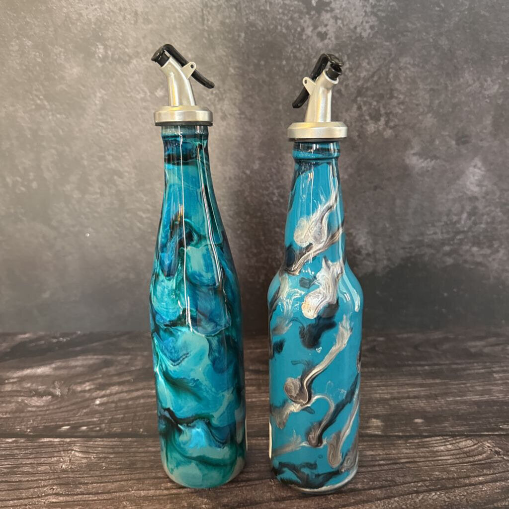 Small Kitchen Oil Bottle - Blue