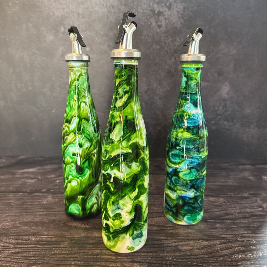 Small Kitchen Oil Bottle - Green