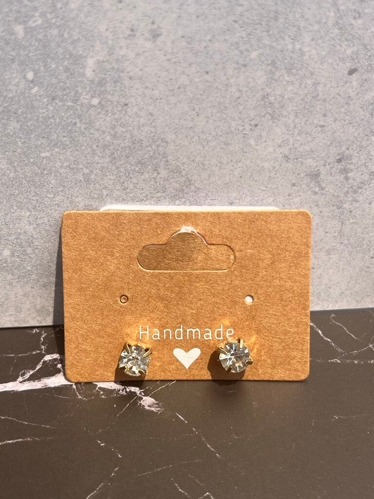 Sparkle Post Earrings - Silver