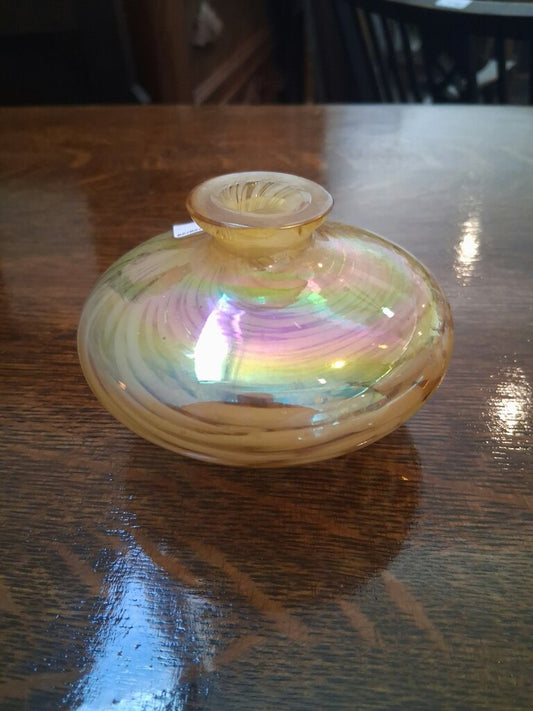 Yellow Candle Holder/Vase