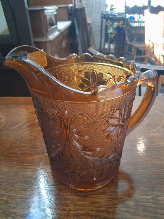 Indiana Glass Harvest Grape Pitcher