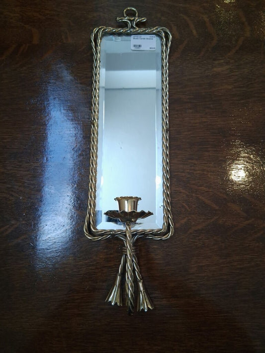 Brass Candle Sconce