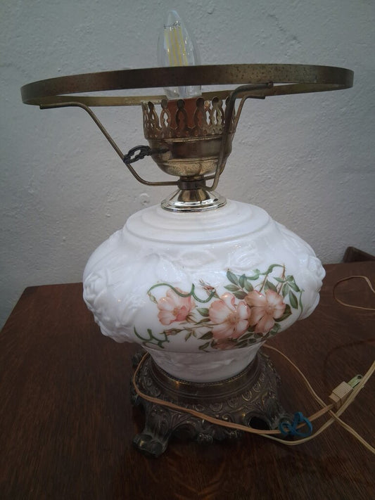 Hedco N.Y. Milk Glass Bottom