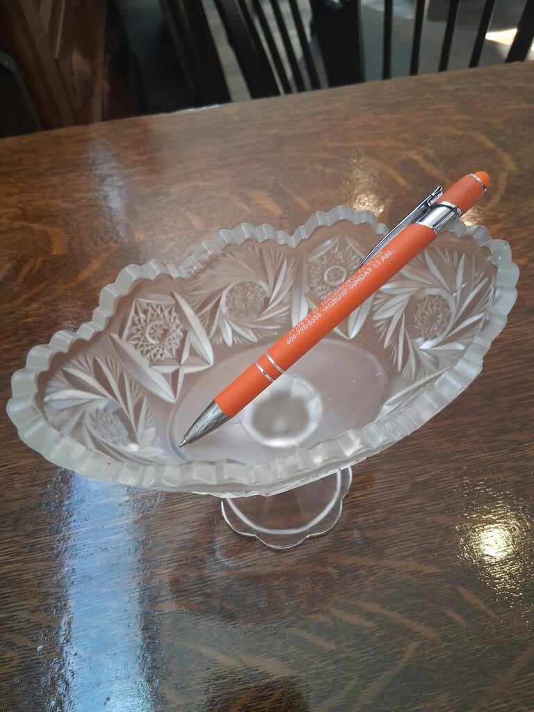 Fenton Satin Candy Dish