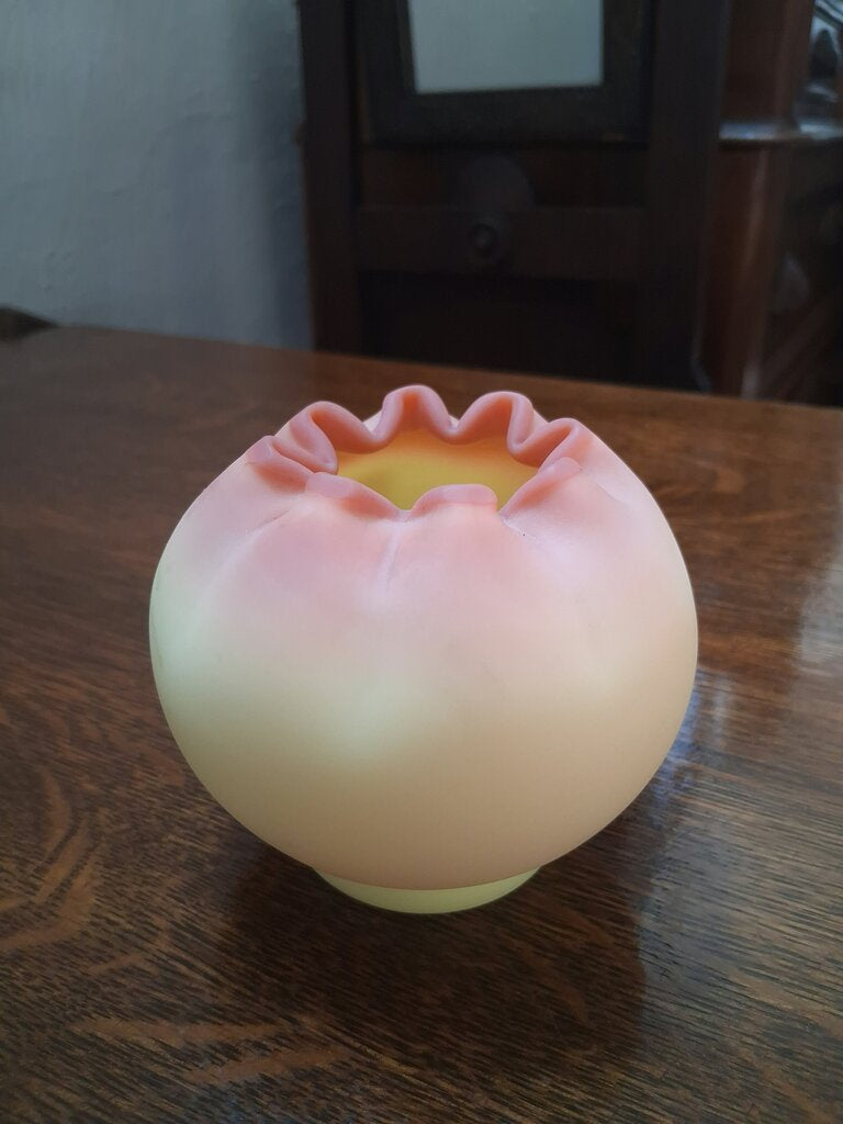 Burmese Glass Vase