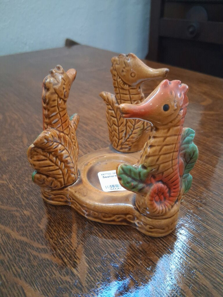 Seahorse candle holder
