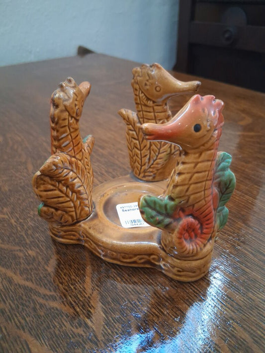 Seahorse candle holder