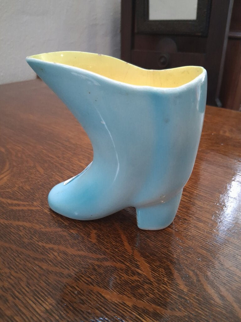 Teal Boot planter