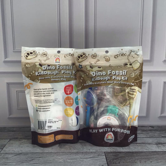 Dinosaur fossil kid dough play kit