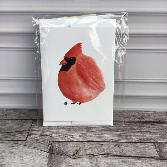Greeting Card Print Big Red
