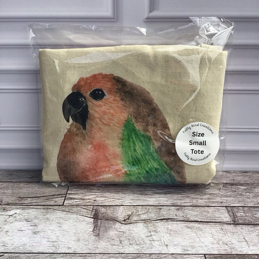 Canvas Tote Small Pat the Parrot