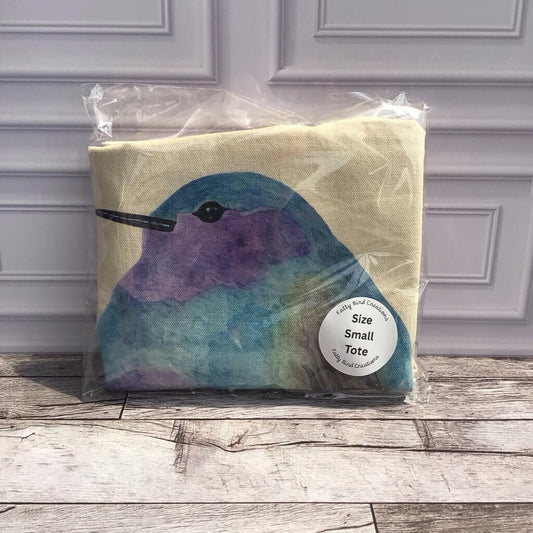 Canvas Tote Small Harold the Hummingbird