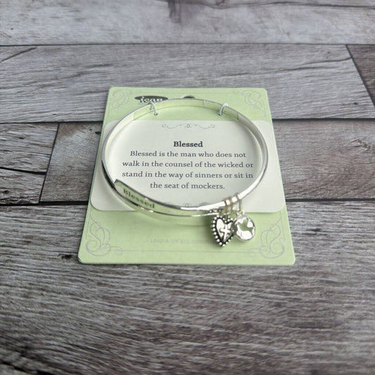 Blessed charm bangle