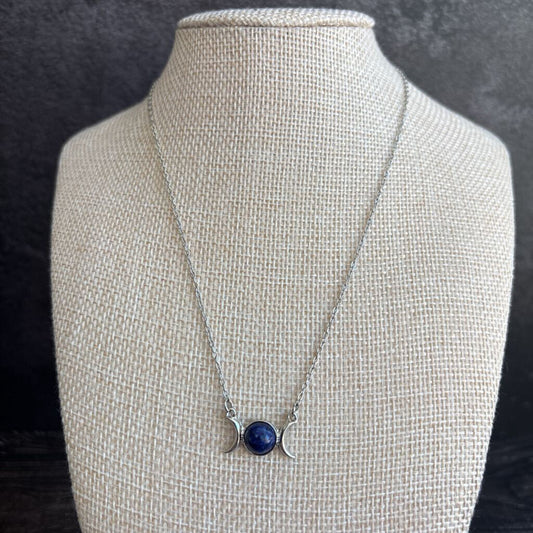 Double Moon Guardian Stone necklace