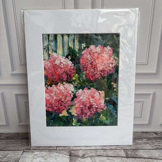 Flower Printed - Basswood Frame
