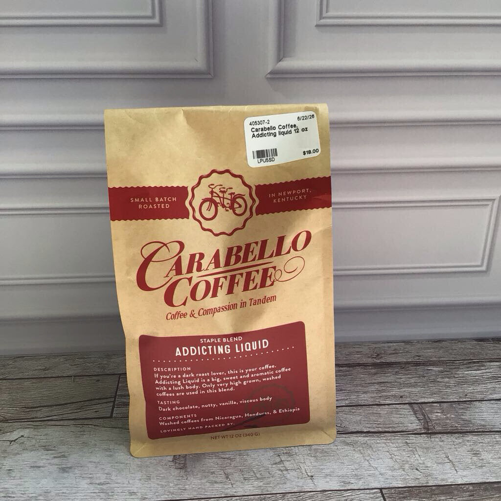 Carabello Coffee, Addicting liquid 12 oz