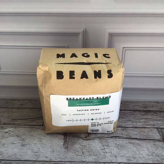Magic Beans, breakfast blend 12 oz