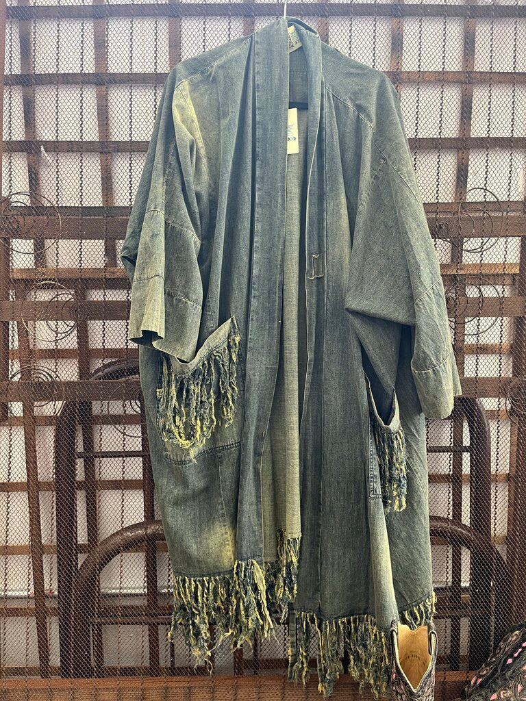 Jean duster fringe