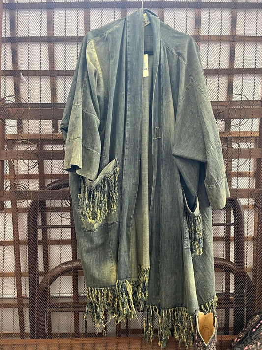 Jean duster fringe