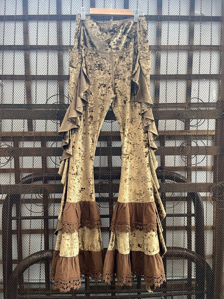 RB brown velvet pants