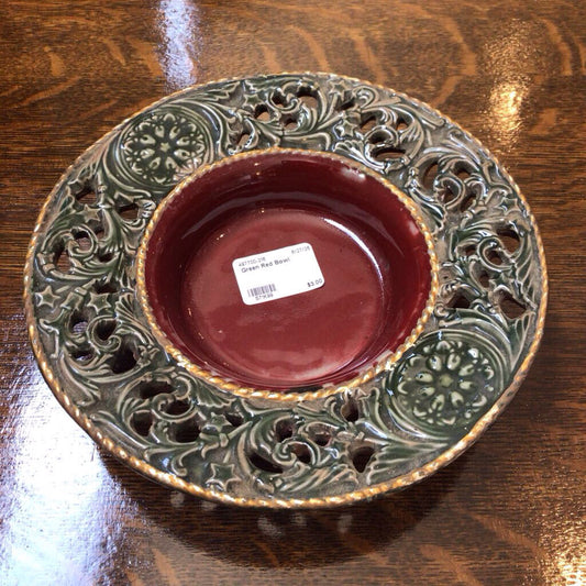 Green Red Bowl