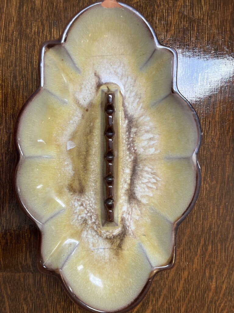 Vintage Beige Ashtray ( 1 chip )