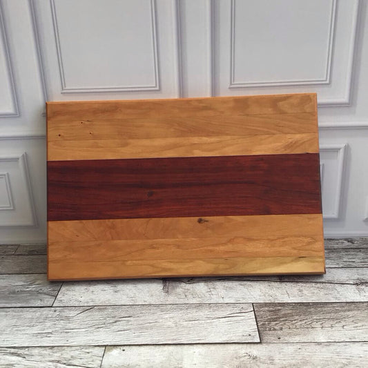 Cherry/Padauk Heart Cutting Board