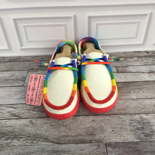 Beaded Rainbow Shoes