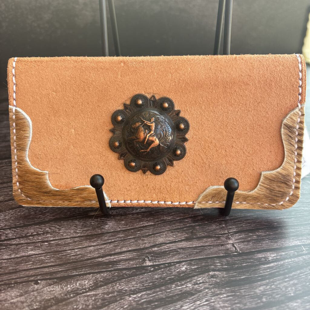 Handtooled Checkbook Cover