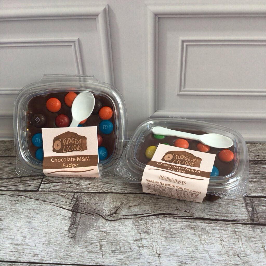 Chocolate M&M Fudge 1/4 Lb