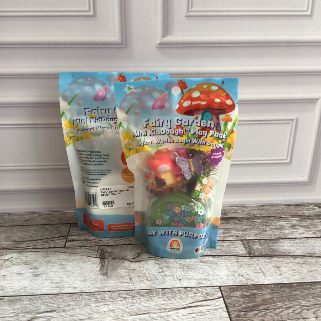 Fairy garden mini kid dough play kit