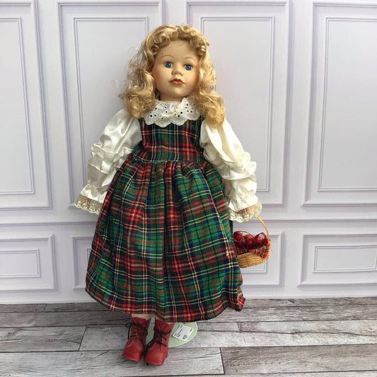 LG Doll W/ Picnic Basket