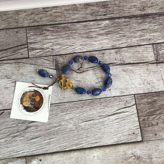 Genuine Stone Bracelet - Lapis Lazul